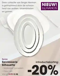 HANOS Serax Serviesserie Silhouette aanbieding