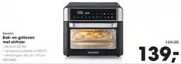 HANOS Severin Bak en grilloven met airfryer aanbieding