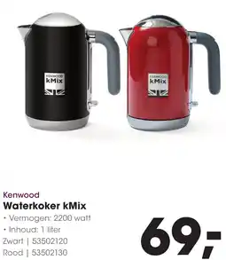 HANOS Kenwood Waterkoker kMix aanbieding