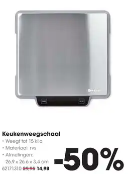 HANOS Keukenweegschaal aanbieding