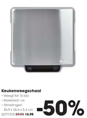 HANOS Keukenweegschaal aanbieding