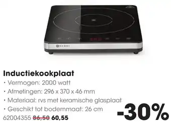 HANOS Inductiekookplaat aanbieding