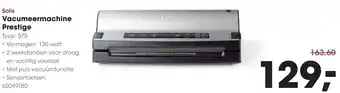 HANOS Solis Vacumeermachine Prestige aanbieding