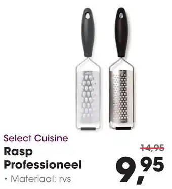 HANOS Select Cuisine Rasp Professioneel aanbieding