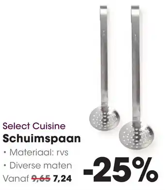 HANOS Select Cuisine Schuimspaan aanbieding