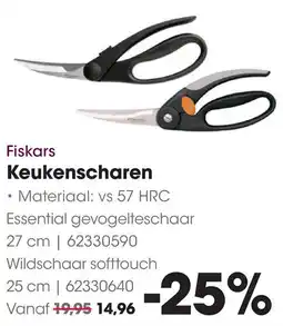 HANOS Fiskars Keukenscharen aanbieding