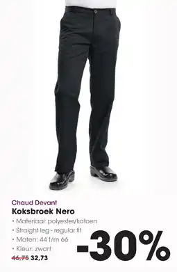 HANOS Chaud Devant Koksbroek Nero aanbieding