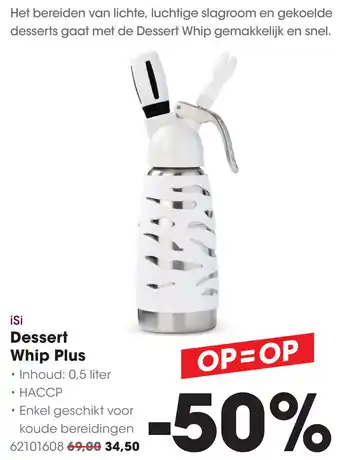 HANOS iSi Dessert Whip Plus aanbieding