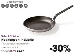 HANOS Select Cuisine Koekenpan Inductie aanbieding