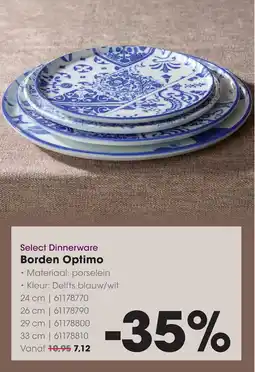 HANOS Select Dinnerware Borden Optimo aanbieding