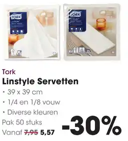 HANOS Tork Linstyle Servetten aanbieding