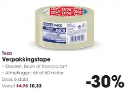 HANOS Tesa Verpakkingstape aanbieding