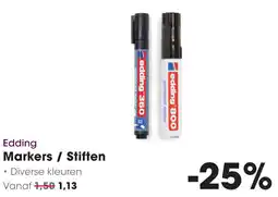 HANOS Edding Markers / Stiften aanbieding