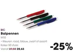 HANOS BIC Balpennen M10 aanbieding