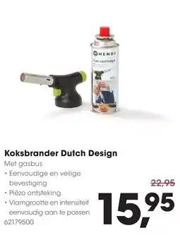 HANOS Koksbrander Dutch Design aanbieding