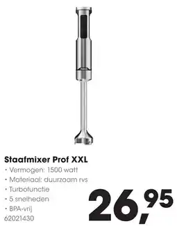 HANOS Staafmixer Prof XXL aanbieding