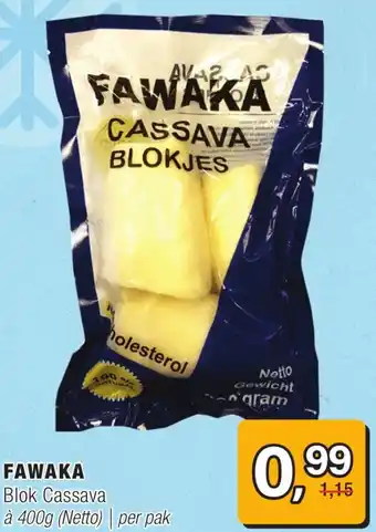 Amazing Oriëntal Fawaka Blok Cassava aanbieding