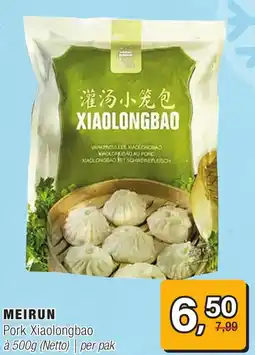 Amazing Oriëntal Meirun Pork Xiaolongbao aanbieding