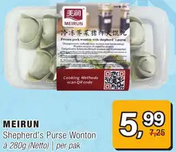 Amazing Oriëntal Meirun Shepherd's Purse Wonton aanbieding