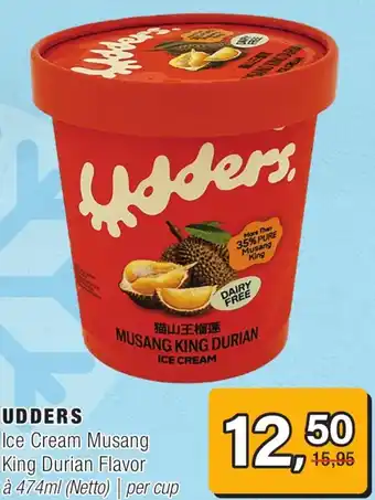 Amazing Oriëntal Udders Ice Cream Musang King Durian Flavor aanbieding
