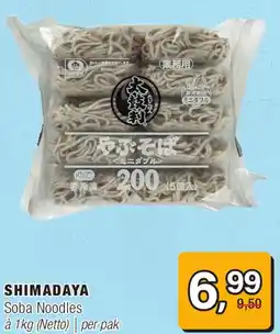 Amazing Oriëntal Shimadaya Soba Noodles aanbieding