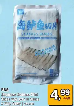 Amazing Oriëntal FBS Japanese Seabass Fillet aanbieding