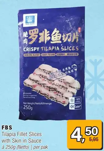 Amazing Oriëntal FBS Tilapia Fillet Slices aanbieding