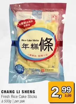 Amazing Oriëntal Chang li sheng Fresh Rice Cake Sticks aanbieding