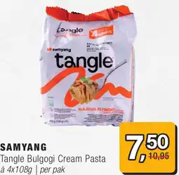 Amazing Oriëntal Samyang Tangle Bulgogi Cream Pasta aanbieding