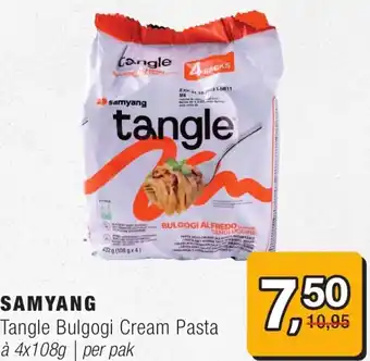 Amazing Oriëntal Samyang Tangle Bulgogi Cream Pasta aanbieding
