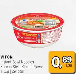 Amazing Oriëntal Vifon Instant Bowl Noodles Korean Style Kimchi Flavor aanbieding