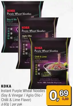 Amazing Oriëntal Koka Instant Purple Wheat Noodles aanbieding