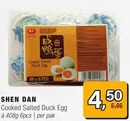 Amazing Oriëntal Shen dan Cooked Salted Duck Egg aanbieding