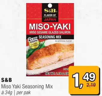 Amazing Oriëntal S&B Miso Yaki Seasoning Mix aanbieding