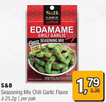 Amazing Oriëntal S&B Seasoning Mix Chili Garlic Flavor aanbieding