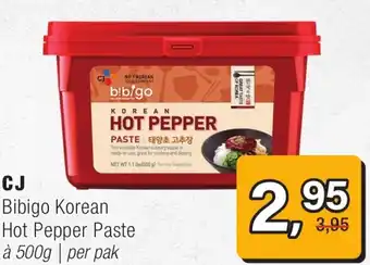Amazing Oriëntal CJ Bibigo Korean Hot Pepper Paste aanbieding