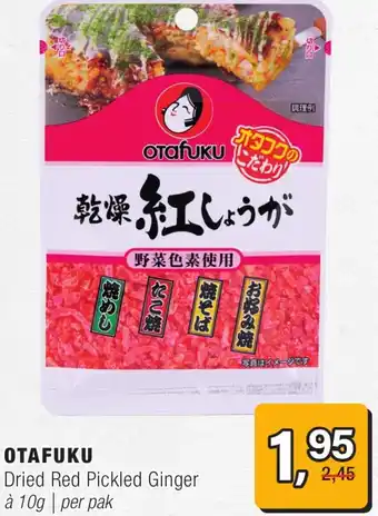 Amazing Oriëntal Otafuku Dried Red Pickled Ginger aanbieding