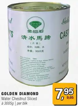 Amazing Oriëntal Golden diamond Water Chestnut Sliced aanbieding