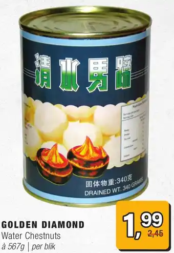 Amazing Oriëntal Golden diamond Water Chestnuts aanbieding