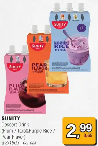 Amazing Oriëntal Sunity Dessert Drink aanbieding
