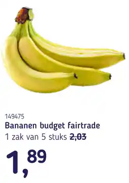 Van Hoeckel Bananen budget fairtrade aanbieding