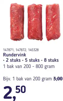 Van Hoeckel Rundervink aanbieding