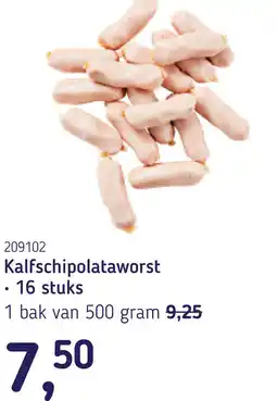 Van Hoeckel Kalfschipolataworst aanbieding