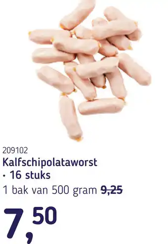 Van Hoeckel Kalfschipolataworst aanbieding