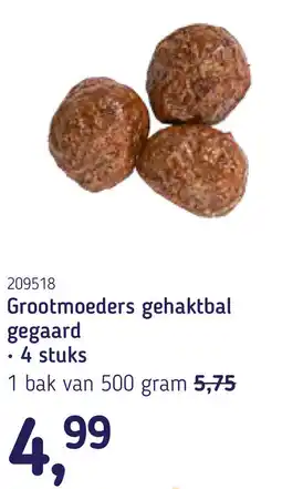 Van Hoeckel Grootmoeders gehaktbal gegaard aanbieding
