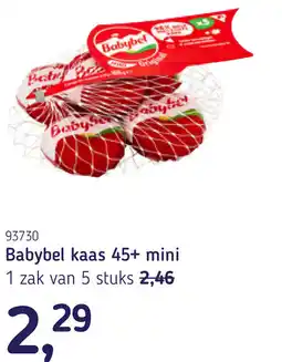 Van Hoeckel Babybel kaas 45+ mini aanbieding