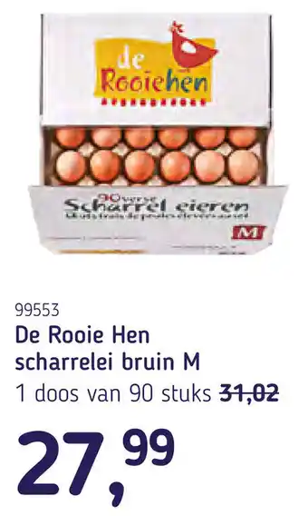 Van Hoeckel De Rooie Hen scharrelei bruin M aanbieding