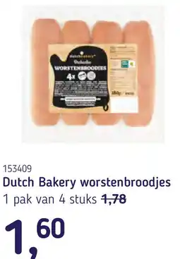 Van Hoeckel Dutch Bakery worstenbroodjes aanbieding