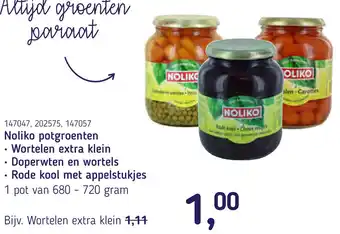 Van Hoeckel Noliko potgroenten aanbieding