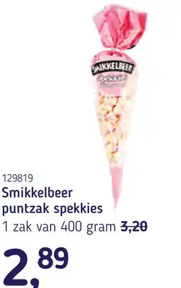 Van Hoeckel Smikkelbeer puntzak spekkies aanbieding